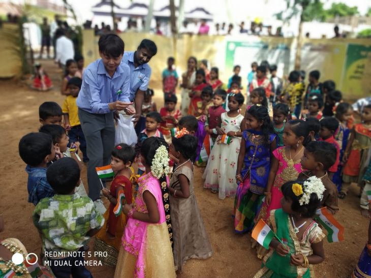 인도 SHAP(Sungwoo Hitech AP Pvt), 더데반다 지역 어린이 후원 활동